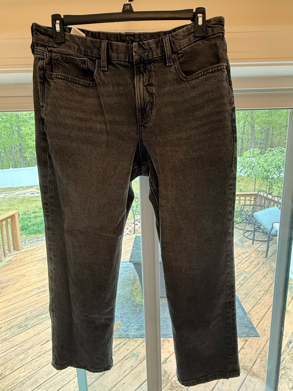 American Eagle AE Stretch Curvy Straight Jean, Size 14 Short